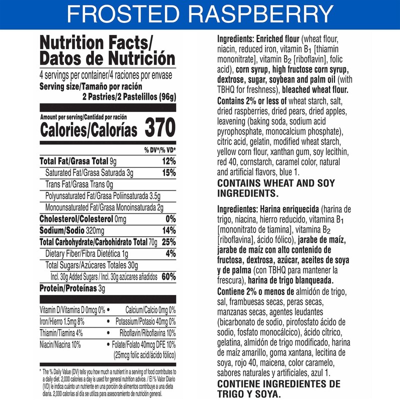 Pop-Tarts Toaster Pastries, Frosted Raspberry 13.5oz (12 Count)
