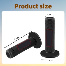 Lssapr 7/8"" 22mm Twist Throttle Grips Cable and Set Switch Replacement for CRF KLX TTR 110 125 150 200 250cc Mini Bike ATV Quad Pit Bike Dirt Bike, Small, Black