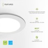 ASD LED Recessed Lighting 4 Inch - 2700K/3000K/3500K/4000K/5000K, 12W 50W