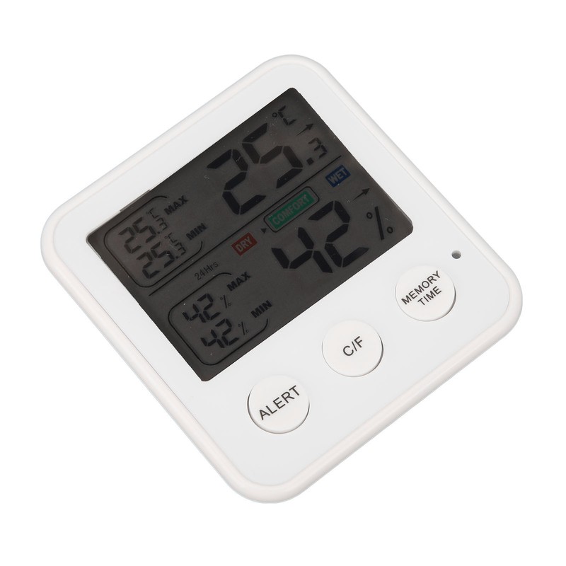 LCD Digital Display Thermometer Hygrometer Temperature Humidity Meter Gauge Hygrothermograph