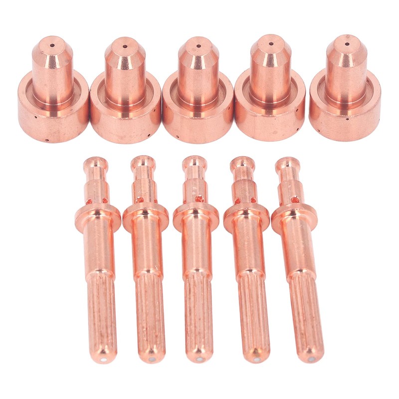 10Pcs Nozzle Electrode Kit Brass 64006510 Electrode 64006514 Nozzle Tip