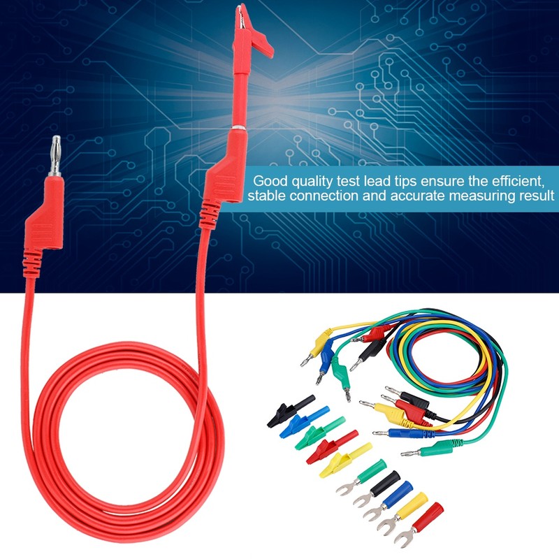 4mm Banana to Banana Plug Test Lead Kit for Multimeter