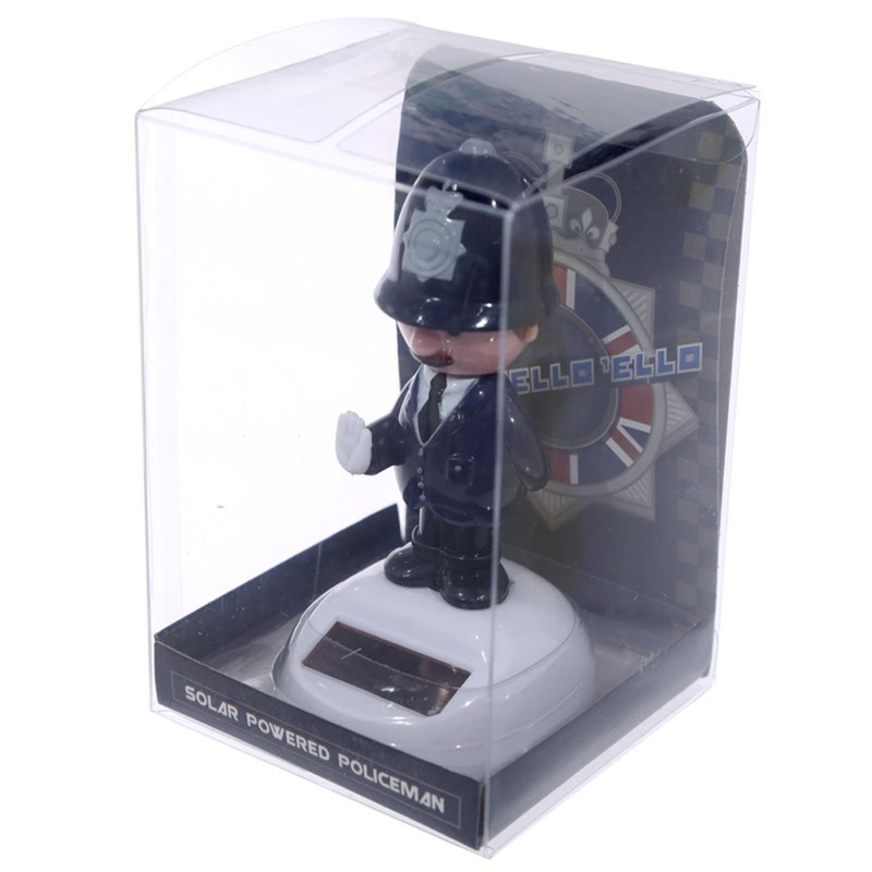 Puckator Policeman Solar Pal FF66, Bleu Foncé/Noir/Rose/Gris, 5,5 x 5