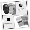 SHINEOFI 2pcs Stainless Steel Elbow Pipe for Chimney Flue Efficient