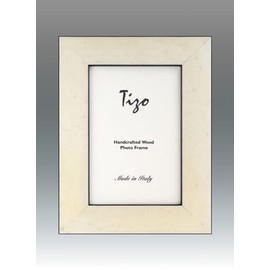 Tizo 4" X 6" White Wooden Frame, Made in Italy