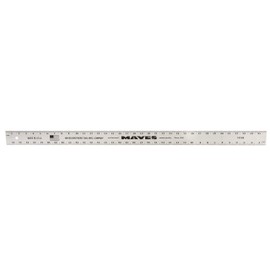 MAYES 10208 Straight Edge Aluminum Ruler, 36-Inch