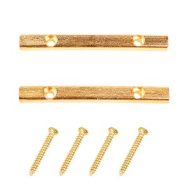 Banworks Copper Guitar String Guide Retainer Bar String Tension Bars for Electric Guitars Pack of 2 JT/YXK-03 Golden