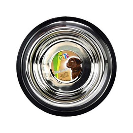 Fancy Pets Cama Maltes para Perro Tamaño Mediana Color Café  Plato de Acero para Perro de 24 Onzas o 680 Gramos con Antiderrapante                    
