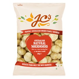 J.C.'s Quality Foods Natural Macadamias 100G