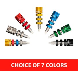 SAMICK SPORTS Cushion Plunger for recurve Bow, Aluminum Alloy Screw in Shock Absorption preasure Botton