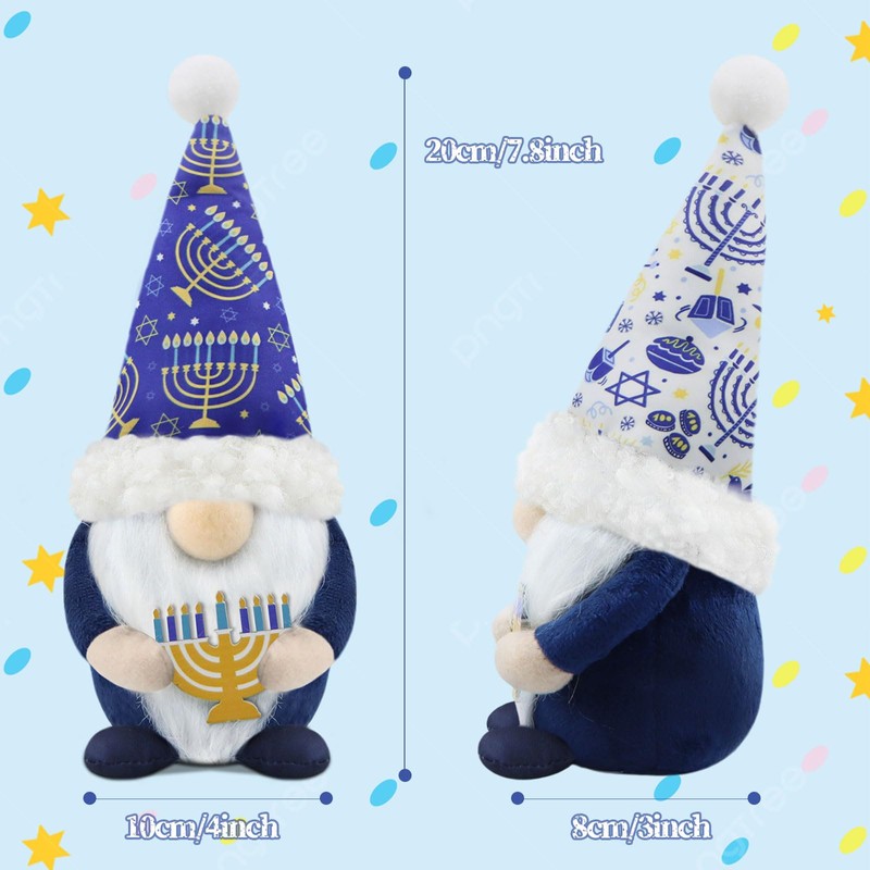 Gehydy Summer Gnome Hanukkah Spring Decoration Set of 2 Spring