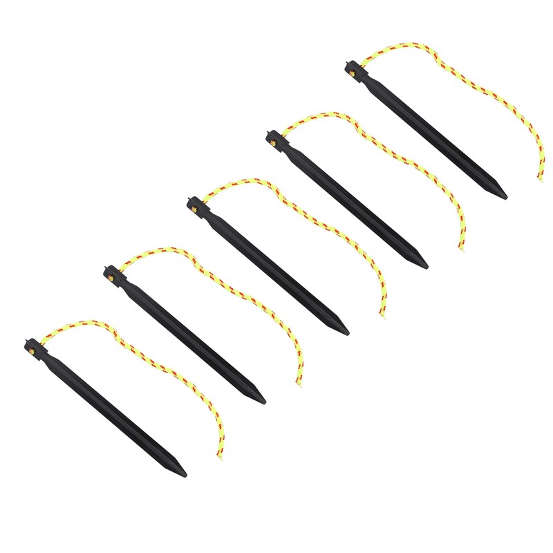 12PCS Tent Stakes Aluminum Alloy Three Edges Lightweight Tent Nail