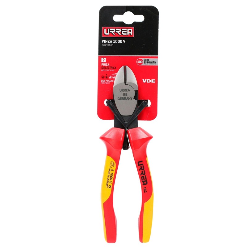 Urrea 182 Pinza de 1000 V de 7" corte diagonal