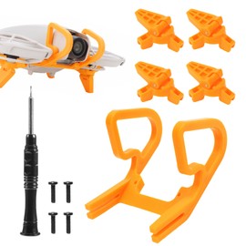 Bumper for Dji Neo Gimbal, Foldable Booster Stand for Pocket Drone Neo, Orange Bumper and Foldable Stand for Drone Dji Neo Accessories, for Dji Neo Protection