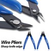 Flush Side Cutter Precision Shear Wire Snips Pliers Tool Mini