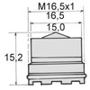 Neoperl Cache Honeycomb TT M16.5 x 1 M16 x 1