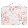 Pencil Case 200 Slots Rose Printed 4‑Layer Zipper Pen Holder