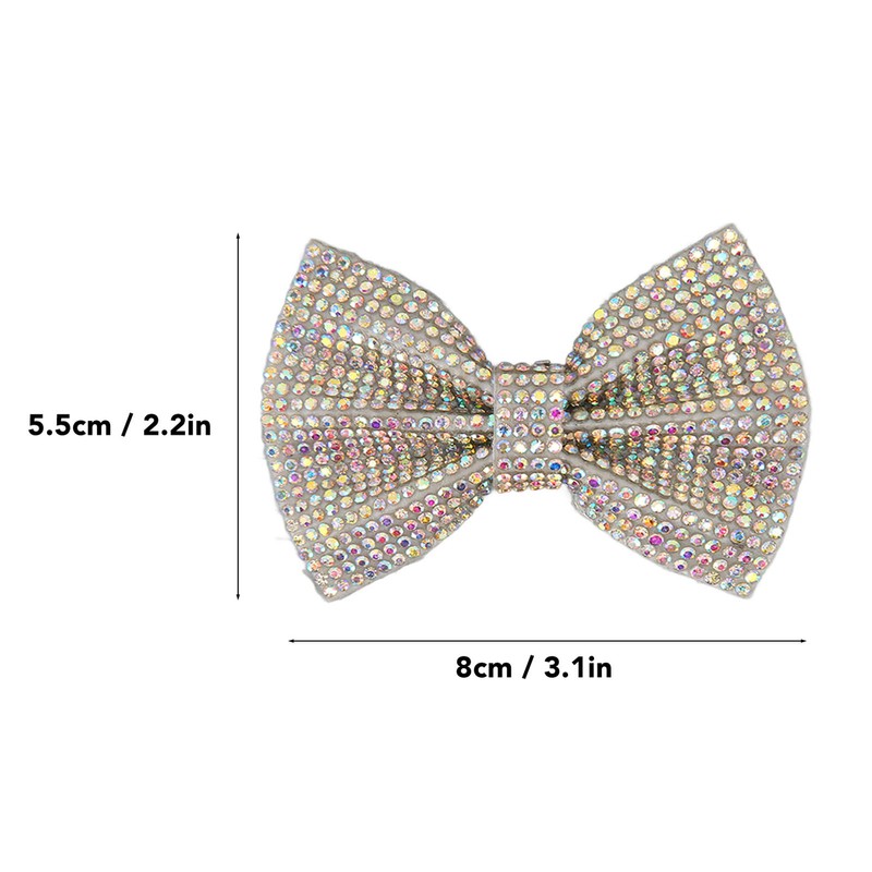 8pcs Bow Shoe Clips Detachable Bowknot Shoe Buckle Decorative Removable