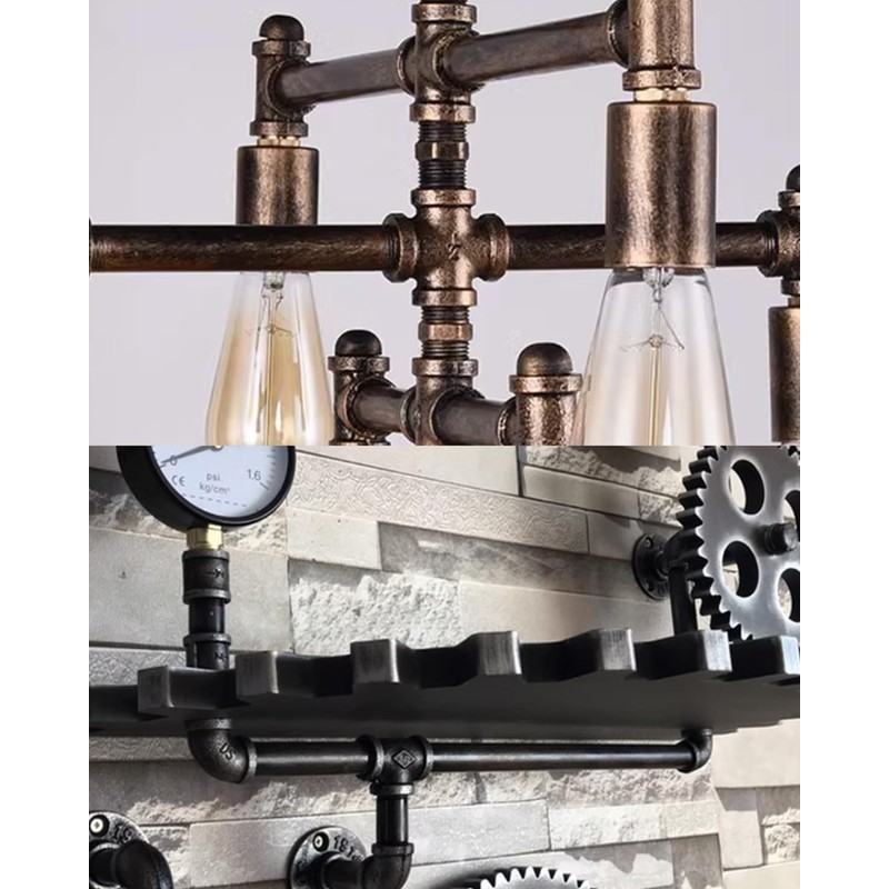 AGUTEA Black 5-way Side Exit Cross,Cast Iron Pipe Fitting Cast