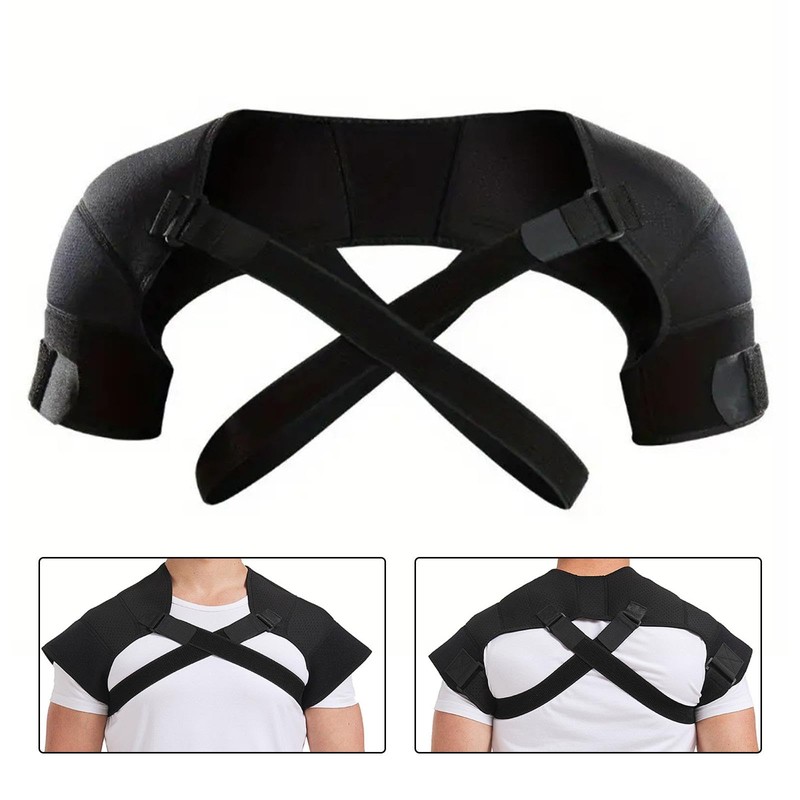 Harilla Shoulder Wrap Protector Shoulder Support Brace Breathable for Men