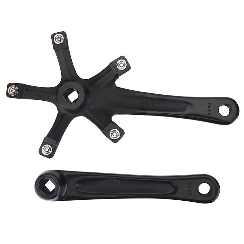 1Pair 170MM Mountain Road Bike Alloy Single Crankset Repair Parts