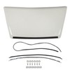 labwork White Hood Scoop Bulge Replacement for Toyota Tundra 5.7L