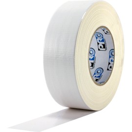 ProTapes Pro Duct 120 PE-Coated Cloth Premium Industrial Grade Duct Tape, 60 yds Length x 2" Width, White (Pack of 1)