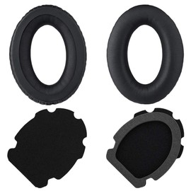 A20 Ear Pads Kit Compatible with Bose Aviation Headset X A20 A10 Headphones (Black)
