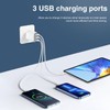 2 Pack USB Wall Charger, 2.4A Dual USB Port Cube