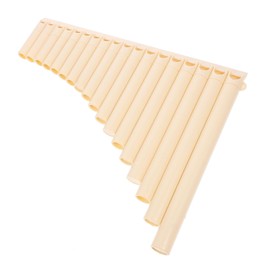 Kisangel 18-Pipe C Key Pan Flute for Beginners Professional Musical Instrument for School Use for Teaching and Performance