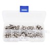 binifiMux 110pcs 10-32 Pan Phillips Screws Hex Nuts Flat Washers