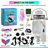 Mermaid Toy Lantern Night Light Jar Craft Kit, Birthday Gifts