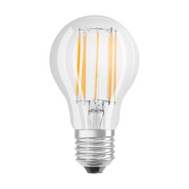 OSRAM LED Star Classic A, Socket: E27, Non-Dimmable, Warm White, Replaces a Standard 100 Watt Bulb, Filament, Pack of 3 x 2
