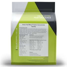 Whey Protein Powder Concentrate 80% - Vanilla 500g - Peak Supps