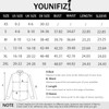 YOUNIFIZ Women's Long Sleeve Blazer Button Front Notched Lapel Jacket