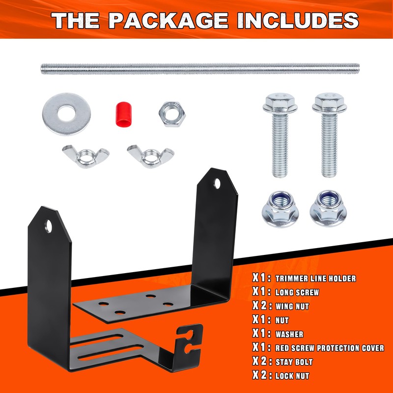 Mimanchi 1 Pack Weed Wacker Trimmer Line Holder,Line Spool Rack,Adjustable