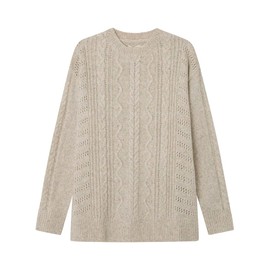 Springfield Women's Jersey Largo de Punto Girls Jumpers, Gris Topo Claro, M