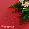 XWZO Table Cloths 60"x84" Tablecloths, Waterproof Red Table Cloth Rectangle