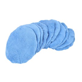 X AUTOHAUX 10pcs 5-6 Inch Microfiber Car Polishing Buffing Pad Bonnet