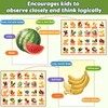 Classic Fruit Guessing Board Game for Kids Ages 3 and
