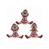 Pommerntraum ® Set of 3 Home Decoration Figures, 3 Clown