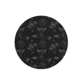 Questo Casa, Runden Digital Bedruckt Mauspad, rutschfeste Unterseite, für Büro und Zuhause, Durchmesser: 22 cm