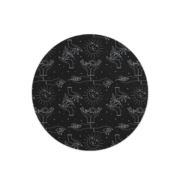 Questo Casa, Runden Digital Bedruckt Mauspad, rutschfeste Unterseite, für Büro