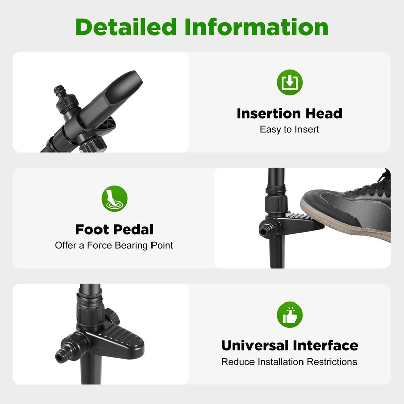 Solar Sprinkler, 1000ft² Range Solar Motion Activated Water Spray for