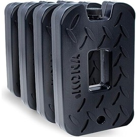 Kona Cooler Ice Packs - Black (2 lbs) - Refreezable & Reusable (Set of 4)