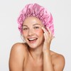 Shower Cap Reusable Waterproof Shower Caps For Women, Plastic Hair