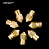 Creality Original 10pcs 0.4mm Nozzle with 5pcs Silicone Sock, for