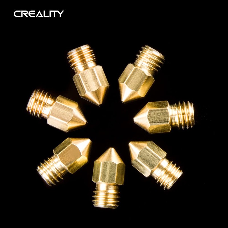 Creality Original 10pcs 0.4mm Nozzle with 5pcs Silicone Sock, for