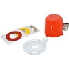 Brady 134018 16mm Push Button Lockout Device, Standard, Red, 64mm