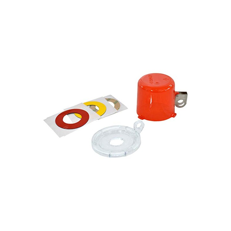 Brady 134018 16mm Push Button Lockout Device, Standard, Red, 64mm